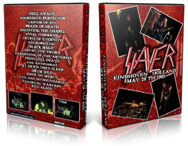 Artwork Cover of Slayer 1985-05-28 DVD Eindhoven Audience