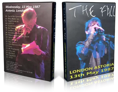 Artwork Cover of The Fall 1987-05-13 DVD London Audience