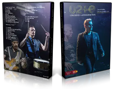 Artwork Cover of U2 2015-11-27 DVD Dublin Audience