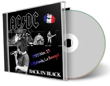 Artwork Cover of ACDC 1980-11-29 CD Paris Audience