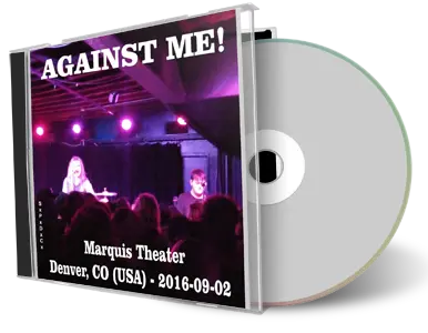 Artwork Cover of Against Me 2016-09-02 CD Denver Audience