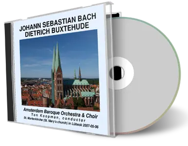 Artwork Cover of Amsterdam Baroque Orchestra 2007-05-06 CD Lubeck Soundboard