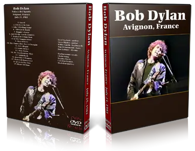 Artwork Cover of Bob Dylan 1981-07-25 DVD Avignon Audience