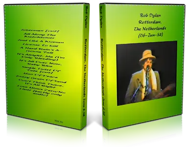 Artwork Cover of Bob Dylan 1984-06-06 DVD Rotterdam Audience