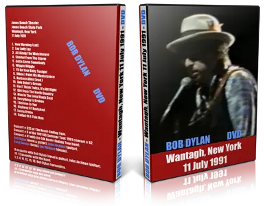 Artwork Cover of Bob Dylan 1991-07-11 DVD Jones Beach Audience