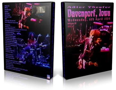 Artwork Cover of Bob Dylan 1994-04-06 DVD Davenport Audience