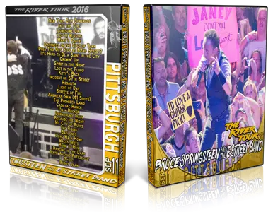Artwork Cover of Bruce Springsteen 2016-09-11 DVD Pittsburgh Audience