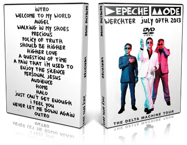 Artwork Cover of Depeche Mode 2013-07-07 DVD Festival Park Werchter Audience