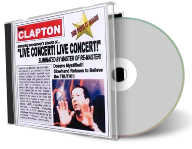 Artwork Cover of Eric Clapton 2001-10-11 CD Sao Paulo Soundboard