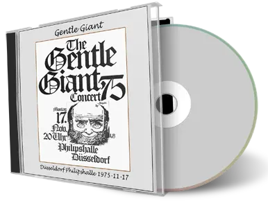 Artwork Cover of Gentle Giant 1975-11-17 CD Dusseldorf Audience