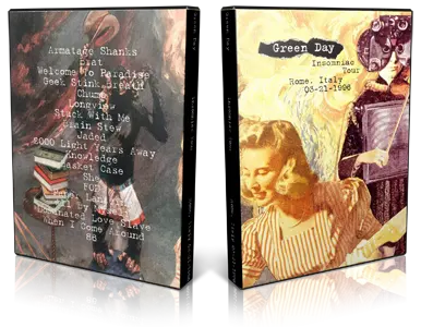 Artwork Cover of Green Day 1996-03-21 DVD Rome Audience