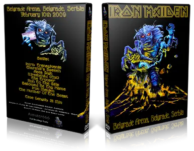 Artwork Cover of Iron Maiden 2009-02-10 DVD Belgrade Audience