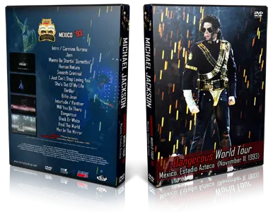 Artwork Cover of Michael Jackson 1993-11-11 DVD Mexico City Proshot