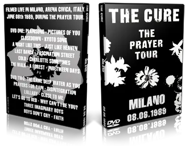 Artwork Cover of The Cure 1989-06-08 DVD Milan Audience