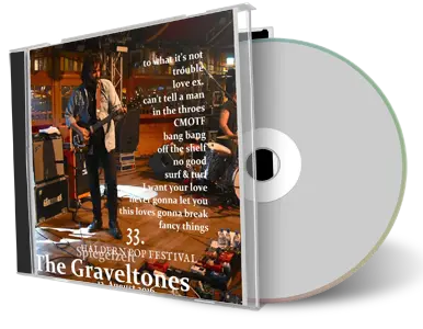 Artwork Cover of The Graveltones 2016-08-13 CD Haldern Audience