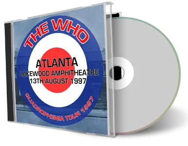 Artwork Cover of The Who 1997-08-13 CD Atlanta Audience