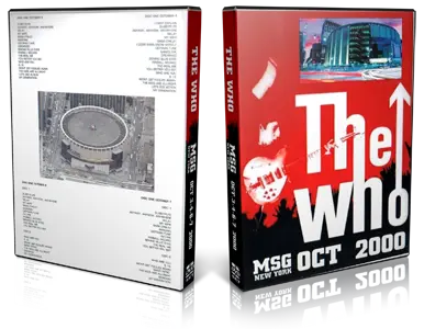 Artwork Cover of The Who 2000-10-07 DVD New York City Audience