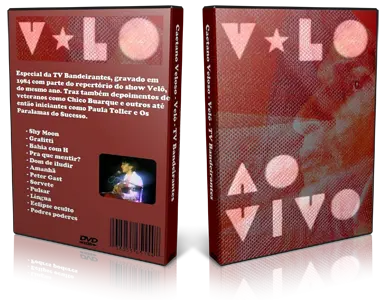 Artwork Cover of Caetano Veloso Compilation DVD Show Velo 1984 Proshot