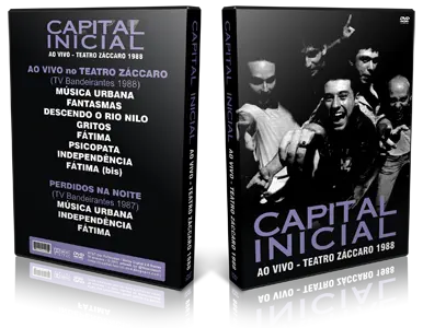 Artwork Cover of Capital Inicial Compilation DVD Sao Paulo 1988 Proshot