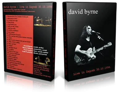 Artwork Cover of David Byrne Zagreb 1994-10-30 DVD Zagreb Proshot