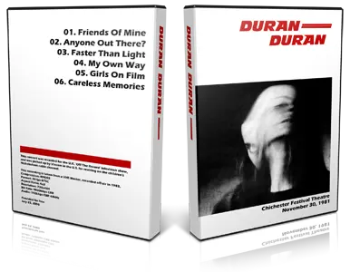 Artwork Cover of Duran Duran Compilation DVD Off The Record 1981 Proshot