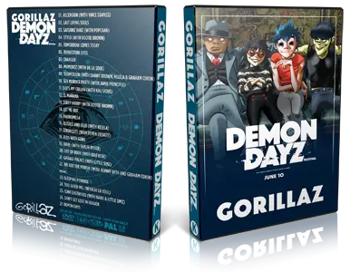 Artwork Cover of Gorillaz 2017-06-10 DVD Demon Dayz Proshot