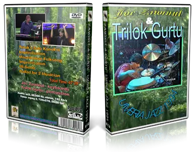 Artwork Cover of Joe Zawinul and Trilok Gurtu 1994-10-22 DVD Perugia Proshot