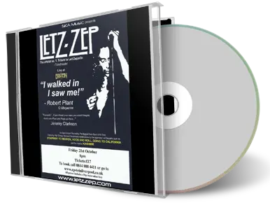 Artwork Cover of Letz Zep 2016-10-21 CD Liverpool Audience