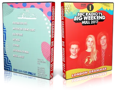 Artwork Cover of London Grammar 2017-05-27 DVD Radio 1s Big Weekend Proshot