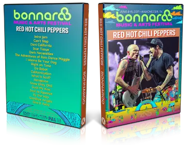 Artwork Cover of Red Hot Chili Peppers 2017-06-10 DVD Bonnaroo Music  Arts Festival Proshot