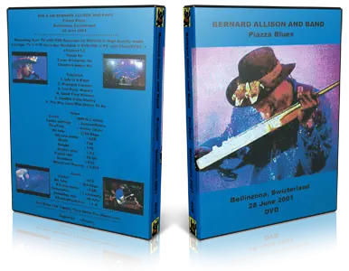 Artwork Cover of Bernard Allison 2001-06-28 DVD Bellinzona Proshot