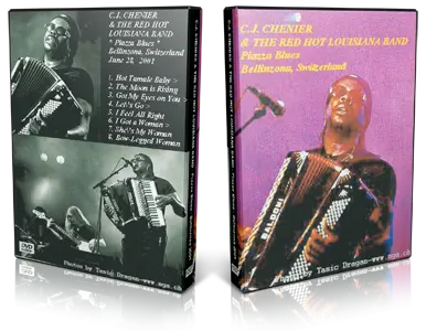 Artwork Cover of CJ Chenier 2001-06-28 DVD Bellinzona Proshot