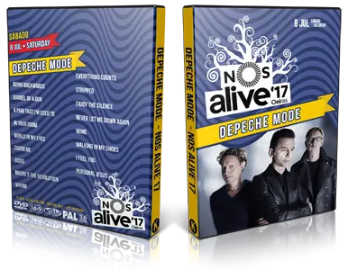 Artwork Cover of Depeche Mode 2017-07-08 DVD NOS Alive Proshot