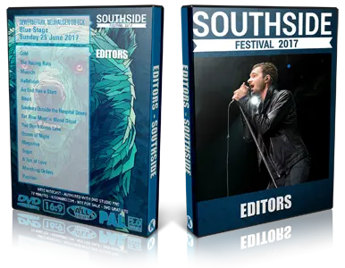 Artwork Cover of Editors 2017-06-25 DVD Southside Festival Proshot