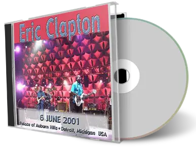 Artwork Cover of Eric Clapton 2001-06-06 CD Detroit Audience