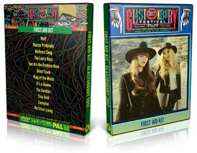 Artwork Cover of First Aid Kit 2017-06-23 DVD Glastonbury Festival Proshot