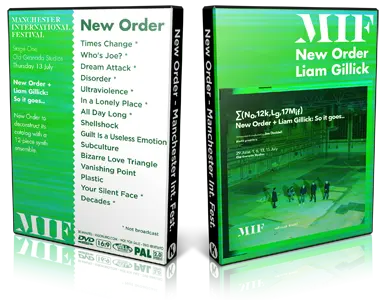 Artwork Cover of New Order 2017-07-13 DVD Manchester International Festival Proshot