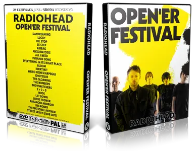 Artwork Cover of Radiohead 2017-06-28 DVD Opener Festival Proshot