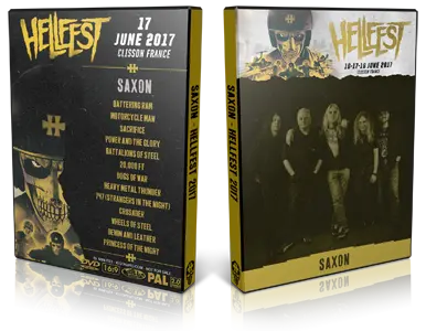 Artwork Cover of Saxon 2017-06-17 DVD Hellfest  Proshot