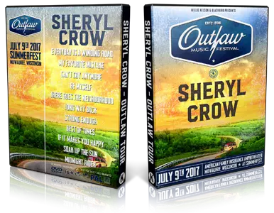 Artwork Cover of Sheryl Crow 2017-07-09 DVD Outlaw Music Festival at Summerfest Proshot