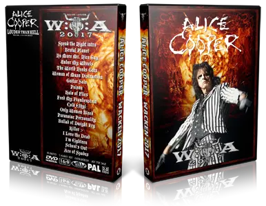 Artwork Cover of Alice Cooper 2017-08-05 DVD Wacken Open Air Proshot