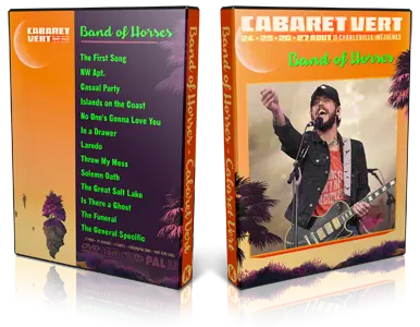Artwork Cover of Band of Horses 2017-08-25 DVD Le Cabaret Vert Proshot
