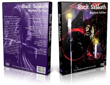 Artwork Cover of Black Sabbath 1992-09-12 DVD Reggio Emilia Proshot