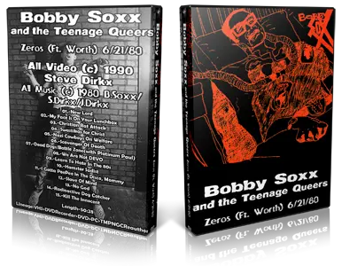 Artwork Cover of Bobby Soxx 1980-06-21 DVD Ft Worth Audience