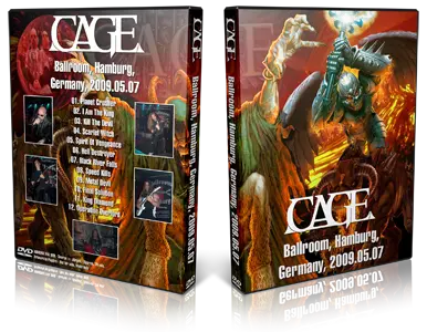 Artwork Cover of Cage 2009-05-07 DVD Hamburg Audience