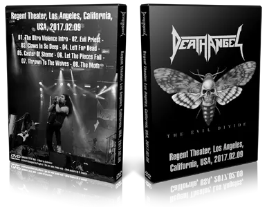 Artwork Cover of Death Angel 2017-02-09 DVD Los Angeles Audience