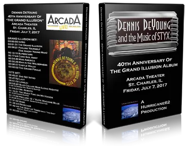 Artwork Cover of Dennis DeYoung 2017-07-07 DVD St Charles Audience