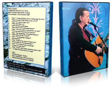 Artwork Cover of Dick Gaughan 2008-10-23 DVD London Proshot