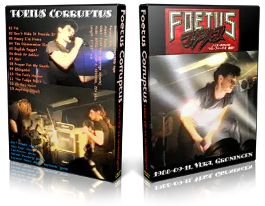 Artwork Cover of Foetus Corruptus 1988-09-11 DVD Groningen Audience