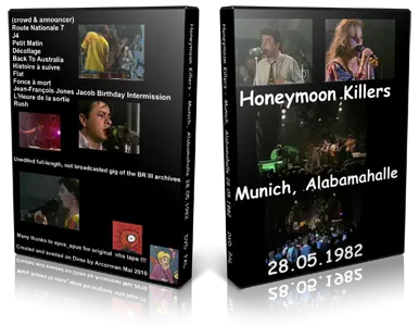 Artwork Cover of Honeymoon Killers Compilation DVD Munich 1982 Proshot